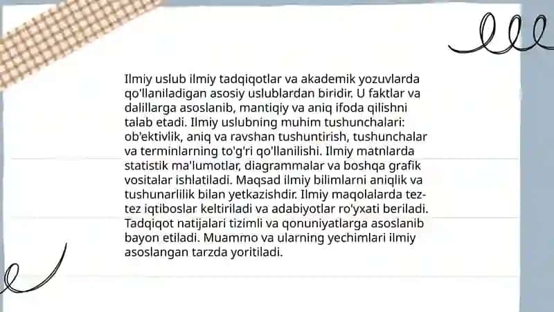 Ilmiy uslubga doir materiallardan foydalanib koʻrpus yaratish 4