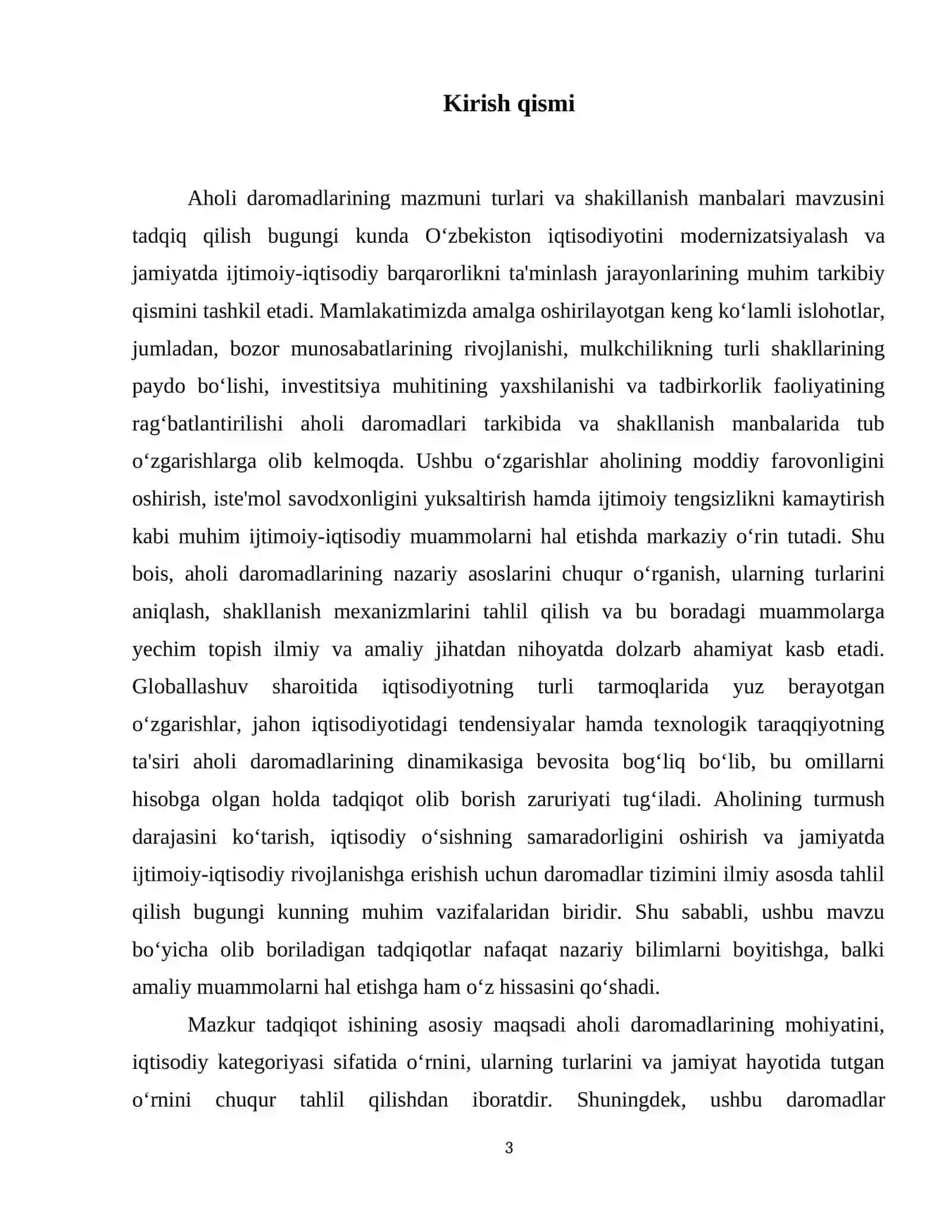 Aholi daromatlarining mazmuni turlari va shakillanish manbalari 4