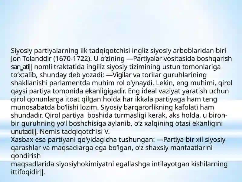 Jamiyatning demokratlashuvida siyosiy partiyalar, nodavlat va jamoat tashkilotlarining roli 4