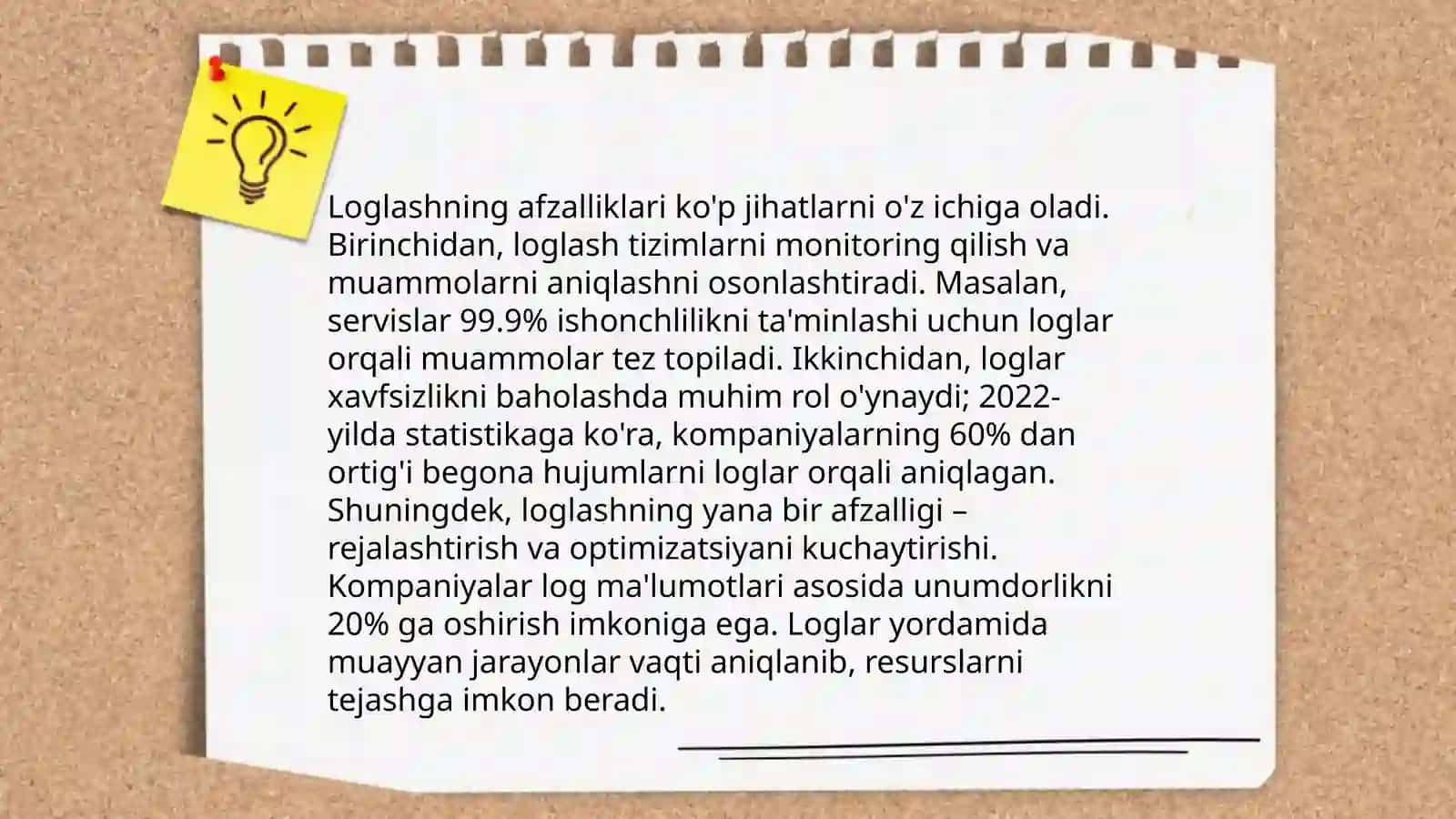 Loglashga asosiy kirish 4