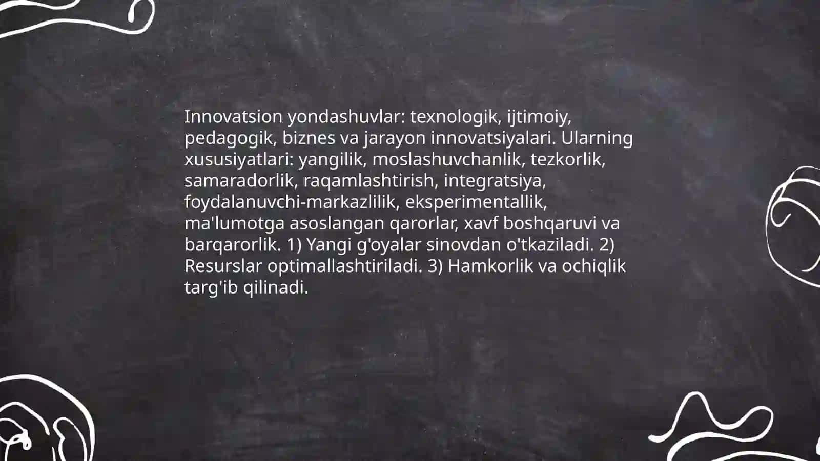 Zamonaviy yondashuvlar va ularning xususiyatlari 4