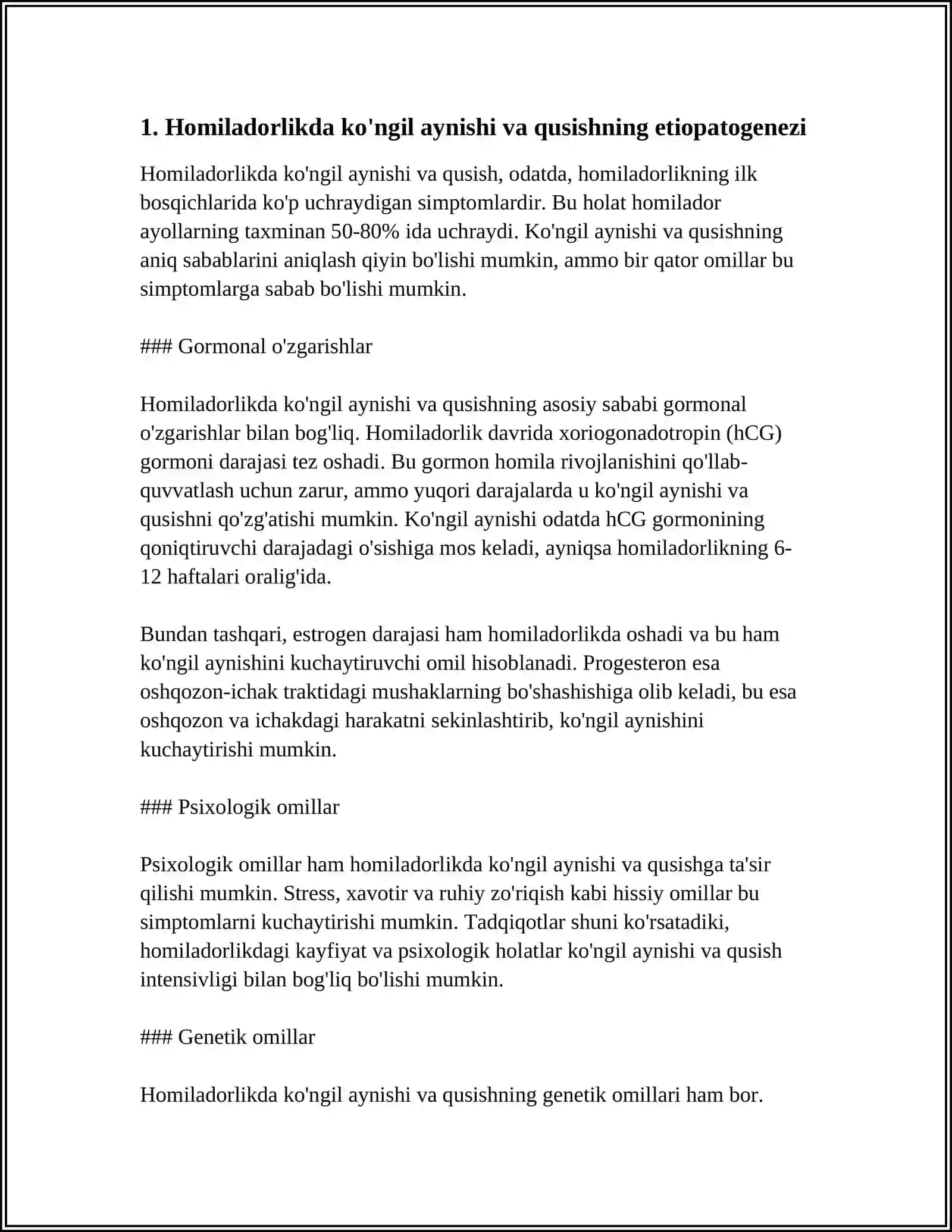HOMILADORLAR KO'NGIL AYNISHI VA QUSISHI 4