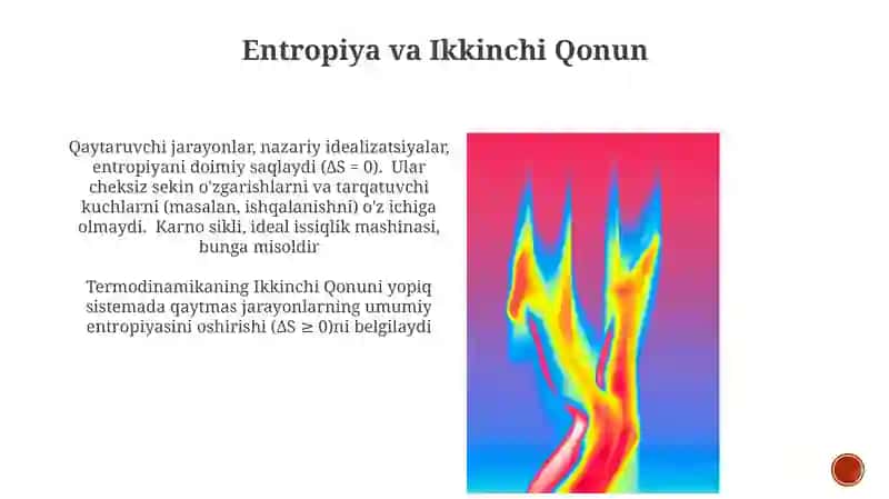 Qaytariluvchi jarayonlar va Entropiya 4