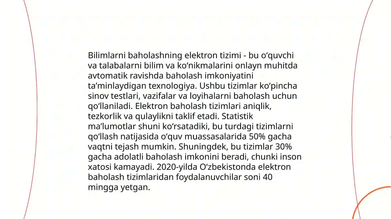 Umumta'lim maktablarida o'quvchilar bilimini baholash jarayonini raqamlashtirish va ta'lim jarayonida shaffoflikni ta'minlash to'g'risida 4