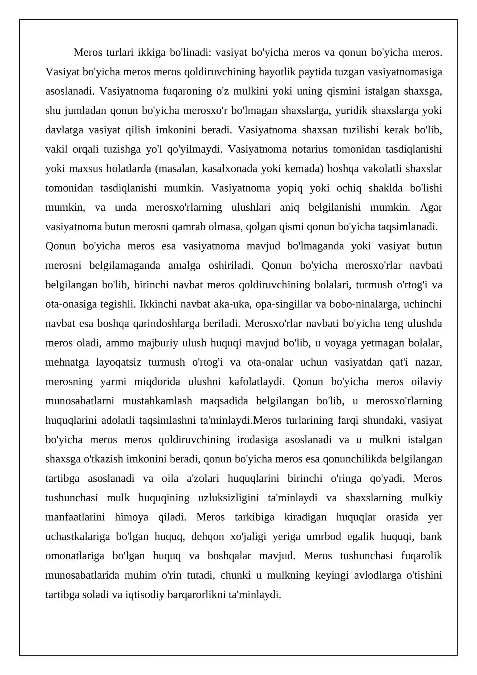 Merosga bo‘lgan huquq to‘g‘risida guvohnomalar berish 4