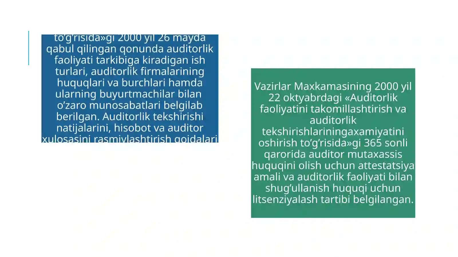 auditorlik faoliyati ning huquqiy asoslari 4