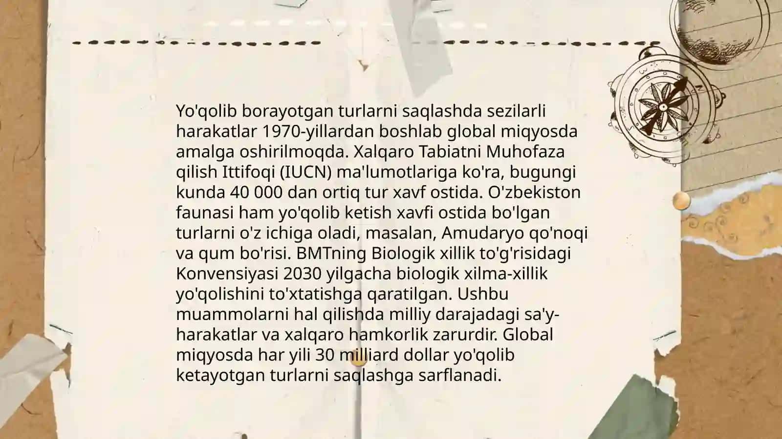 Biologik xilma xillikni asrash muammolar 4
