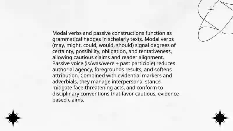 Investigating Hedging Devices in Academic Writing: A Corpus-Based Analysis 4