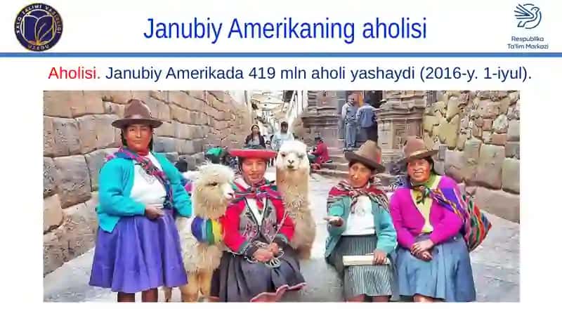 JANUBIY AMERIKA AHOLISI 4