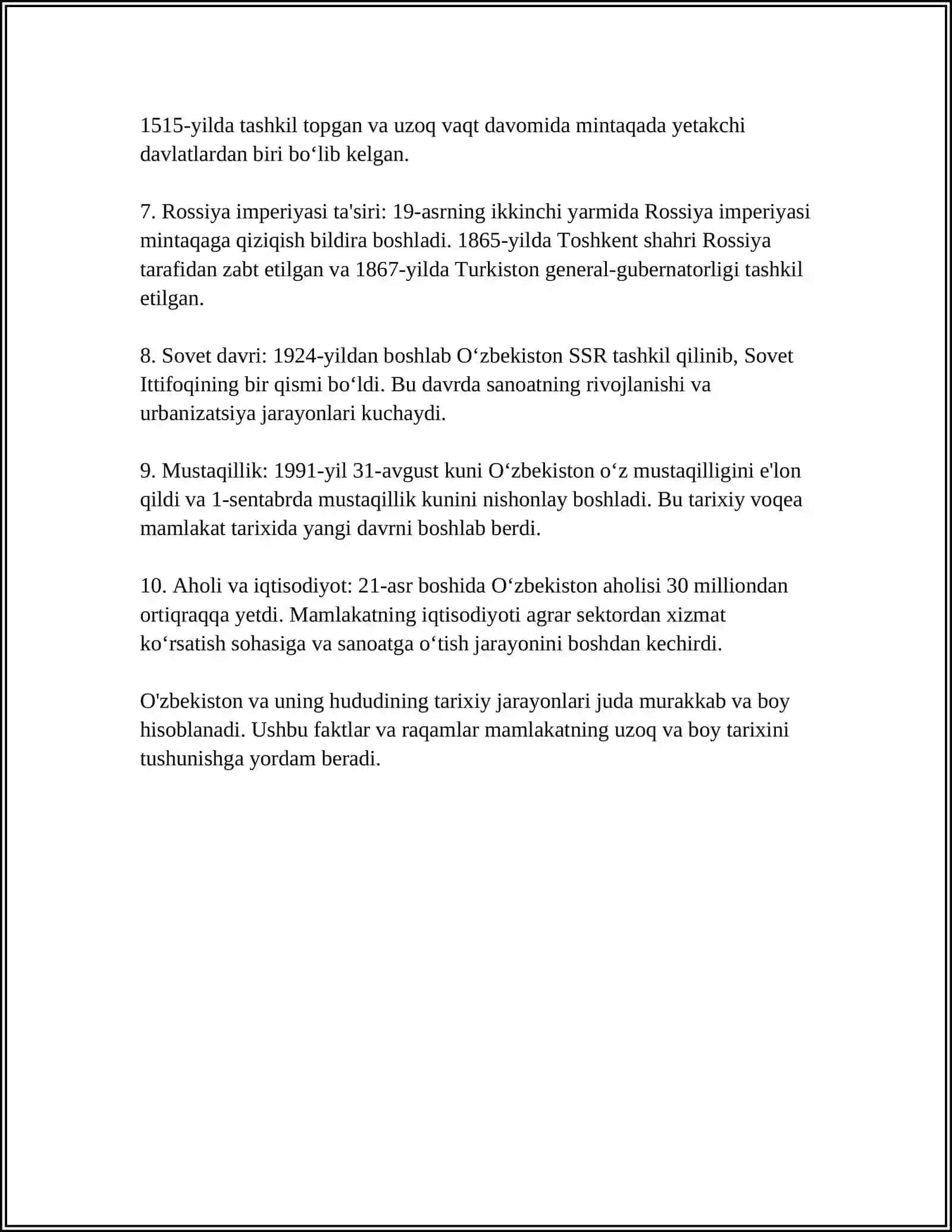 Mavzu: Tarixiy yodgorliklar va qo'lyozmalar 4