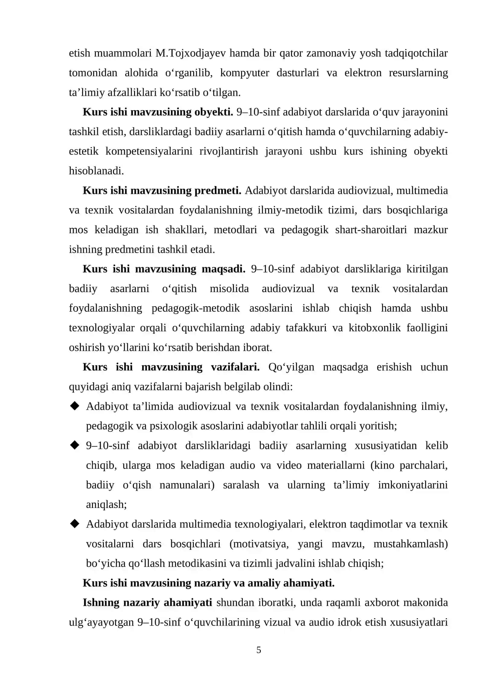 Adabiyot darslarida audiovizual va texnik vositalardan foydalanish (9–10-sinf adabiyot darsliklari misolida) 4