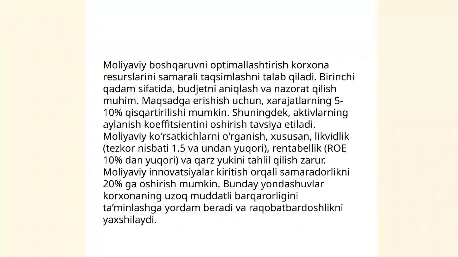 Raqobatbardoshlikni oshirish yo'llari 4