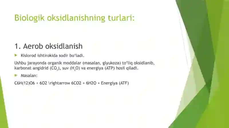 BIOLOGIK OKSIDLANISH 4