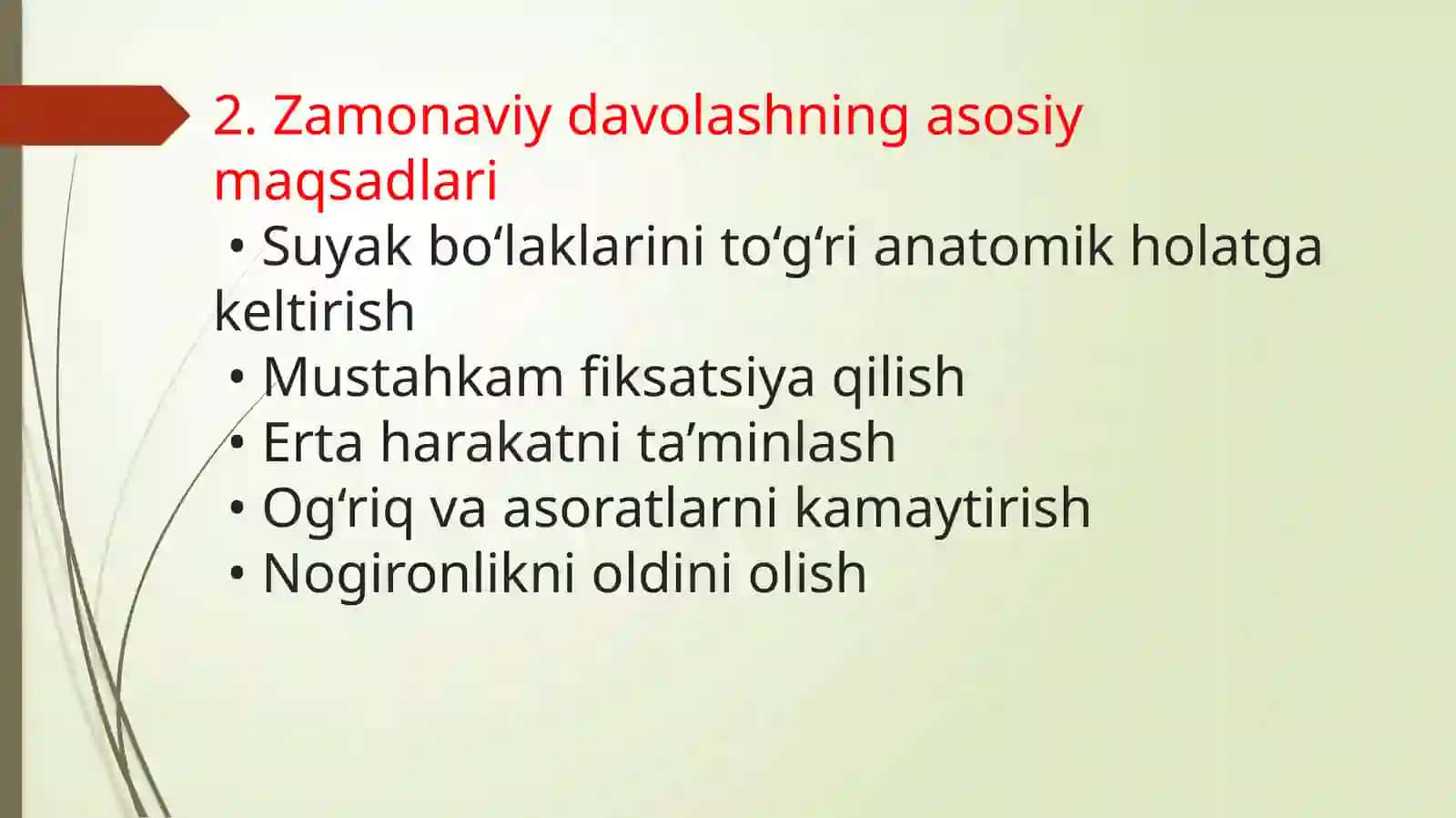 MAVZU.SUYAK SINISHLARIDA ZAMONAVIY DAVOLASH USULLARI 4