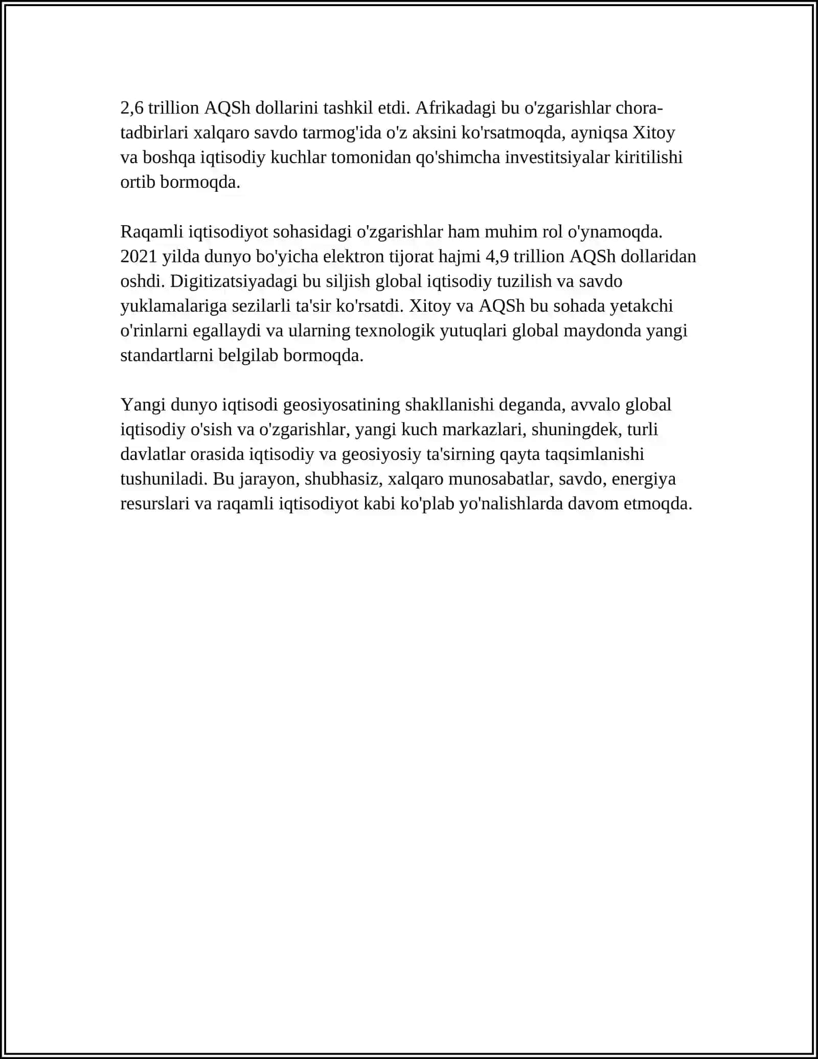 QADIMGI DUNYO IQTISODIYOT TALIMOTLARI 4