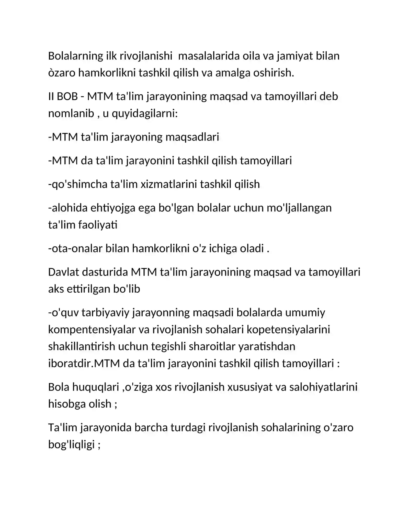 Ïlk qadam davlat òquv dasturi asosida faoliyat markazlarida maktabgacha yoshdagi bolalarni estetik rivojlantirishni tashkil qilish 4