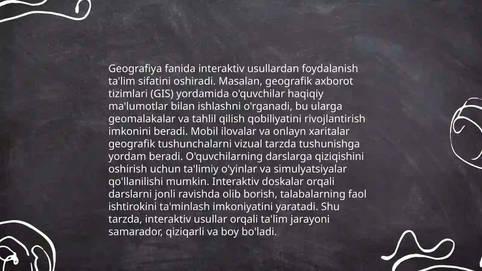 Geografiya fanidan amaliy mashgulotlardan foydalanish metodikasi 4