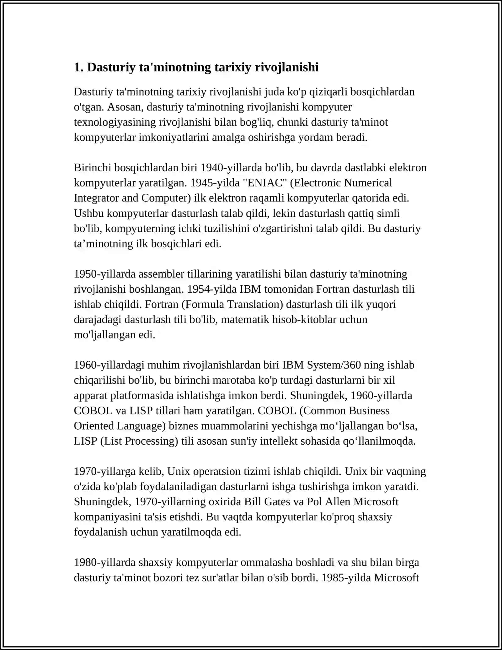 DASTURIY TA'MINOT VA UNING RIVOJLANISH TENDENSIYALARI 4