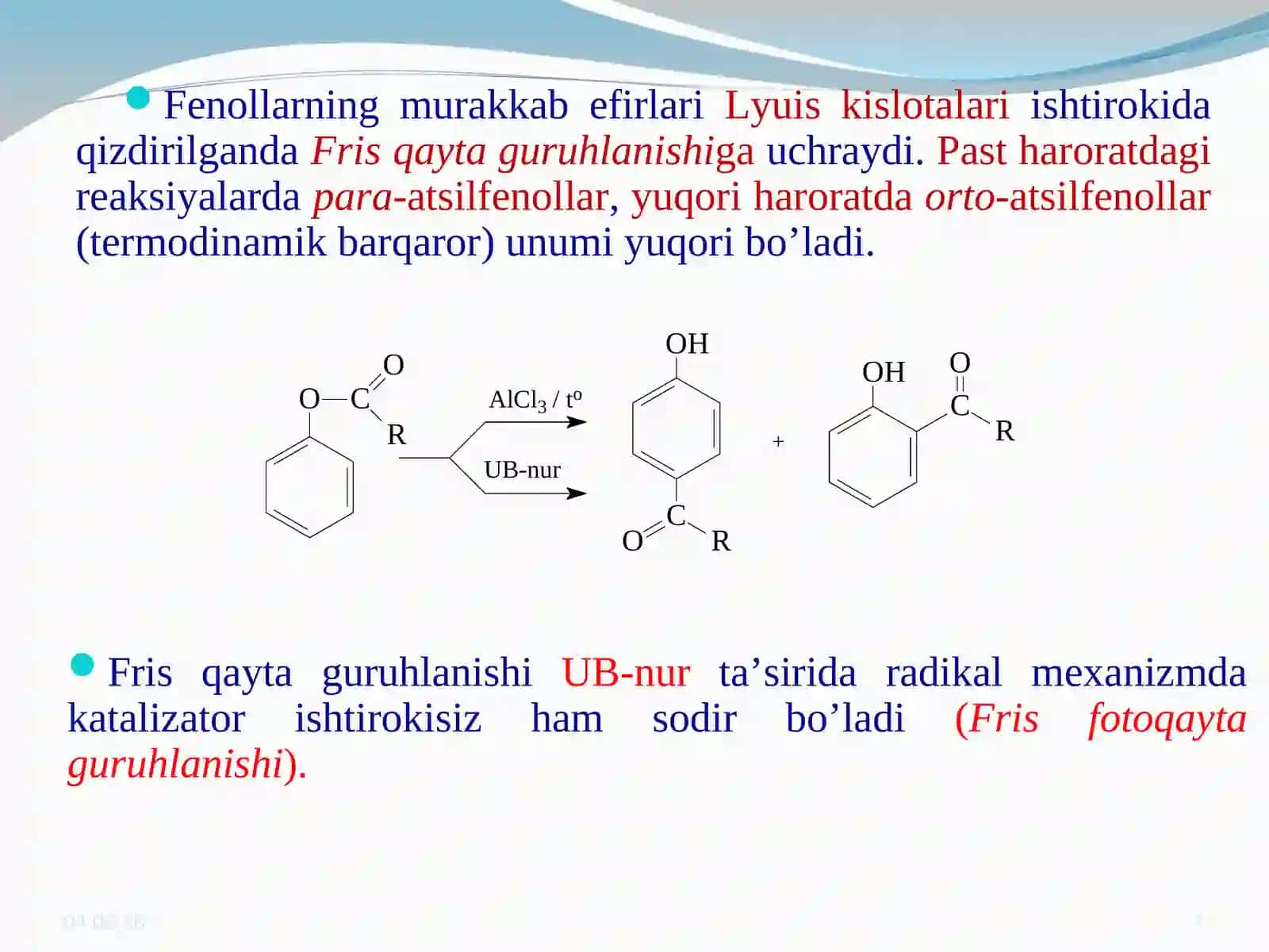 AROMATIK HALQA BO’YICHA OKSIDLASH USULLARI 4
