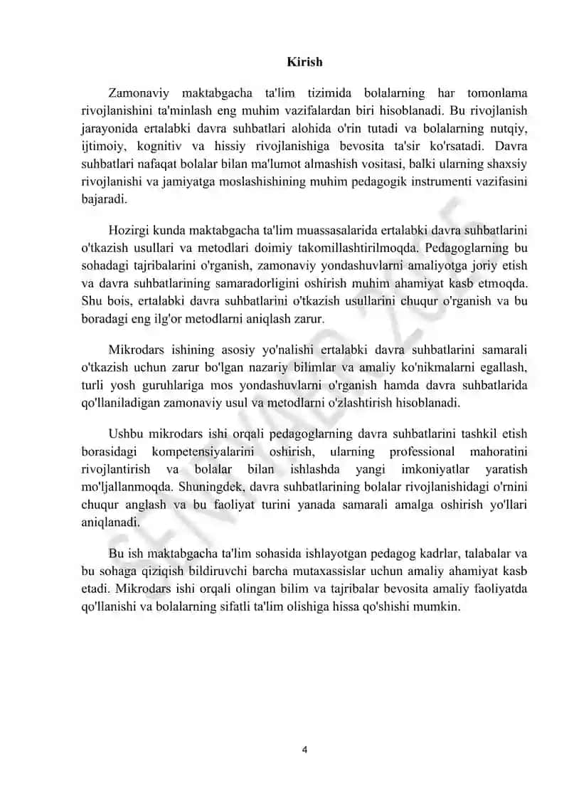 Maktabgacha ta’lim tashkilotida ertalabki davra suhbatlarini oʻtkazish 4