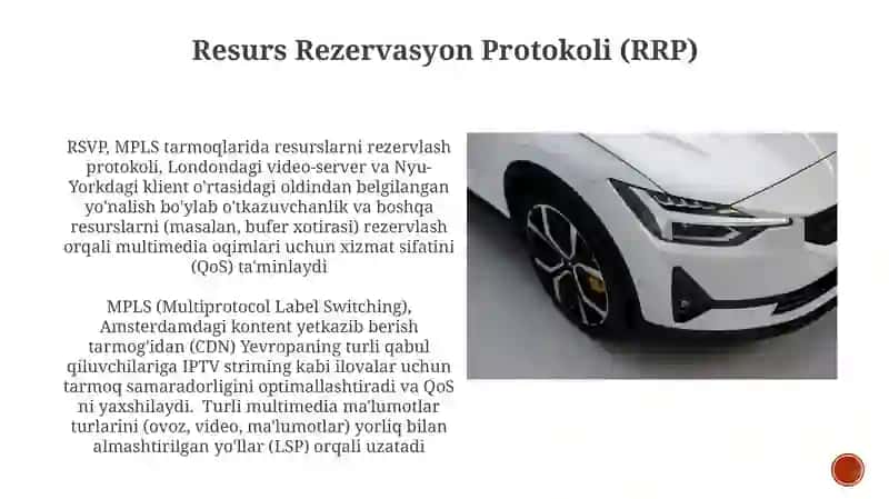 MPLS asosidagi multimedia aloqa tarmogʻining transport telekommunikatsiya texnologiyalari 4