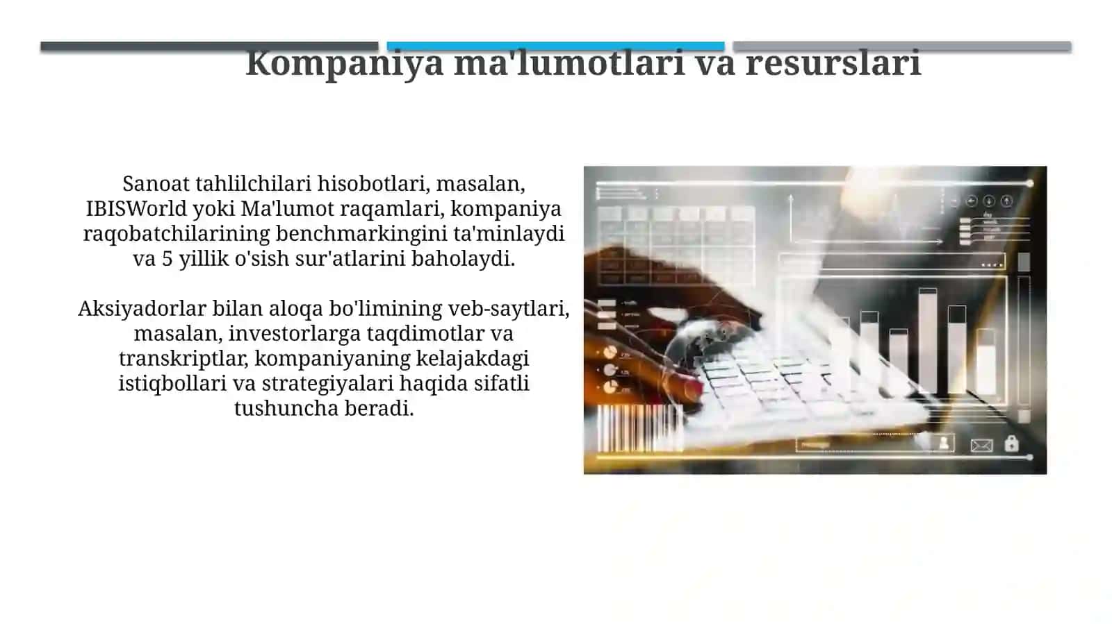 Moliyaviy tahlilni tashkil etish va axborot manbalari 4