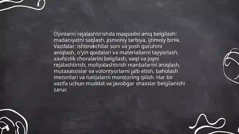 Milliy harakatli oyinlarni tashkil qilish va otkazish 4