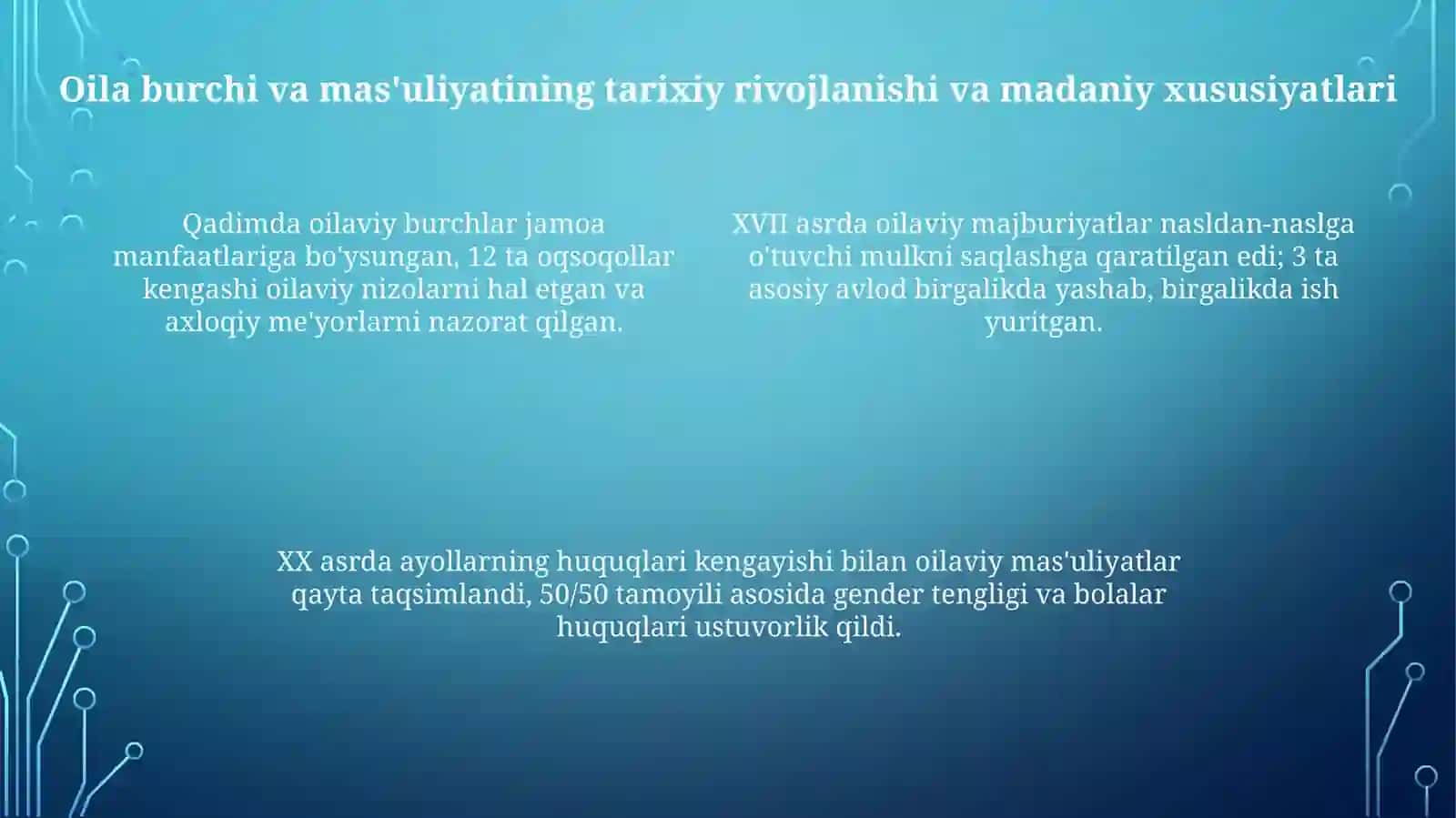 Oilaviy burch va mas’uliyatning ijtimoiy-ma’naviy asoslari 4