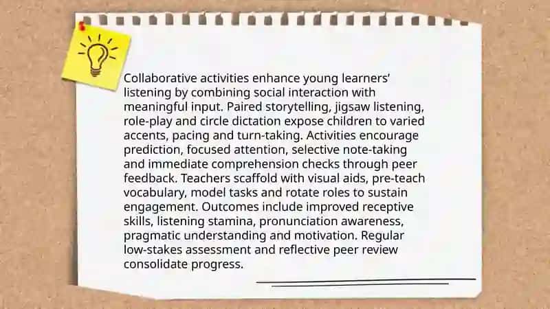 The importance of using group-works in teaching English to young learners 4