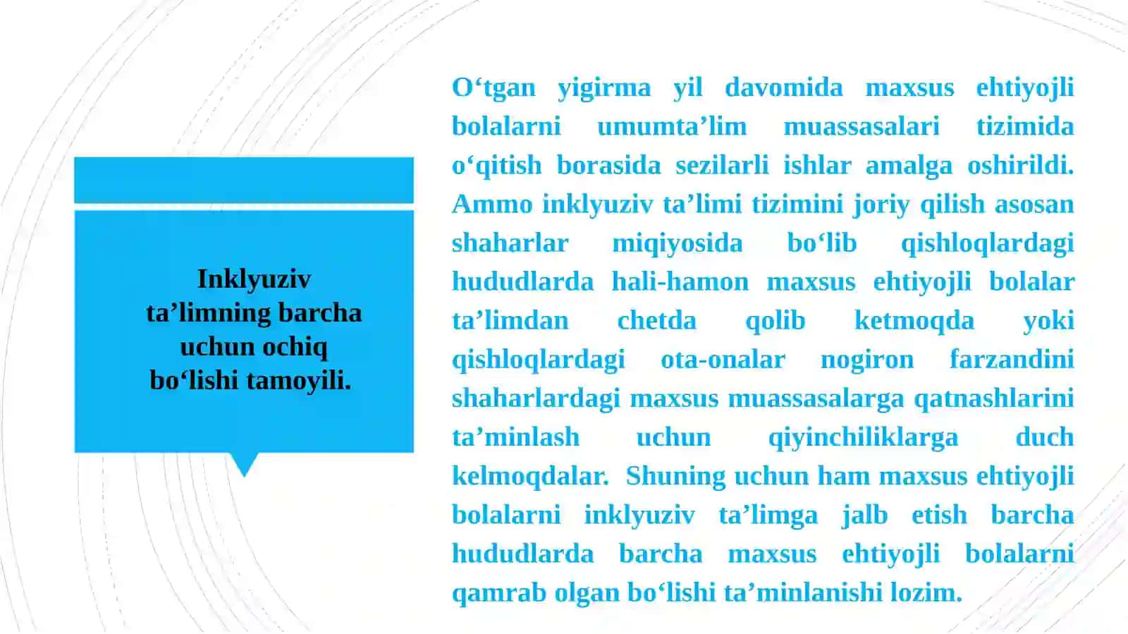 Inklyuziv ta'limning tamoyillari va bosqichlari 4