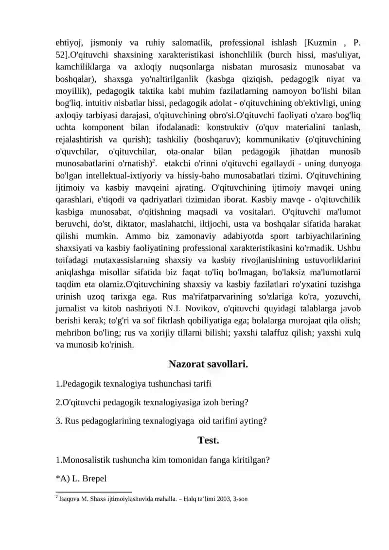 Ijtimoiy pedagogik-texnalogiyani ishlab chiqish va realizatsiyalash sxema algoritmini tuzish 4