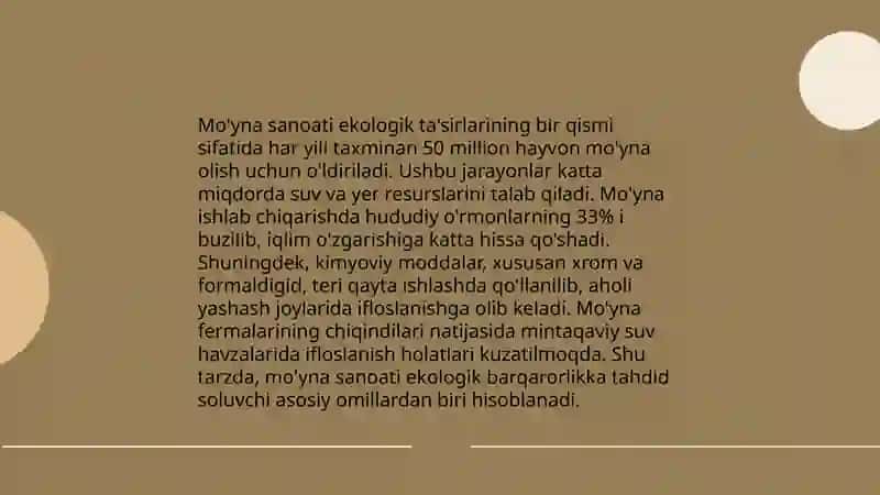Charm va mo'yna sanoati mahsulotlari 4