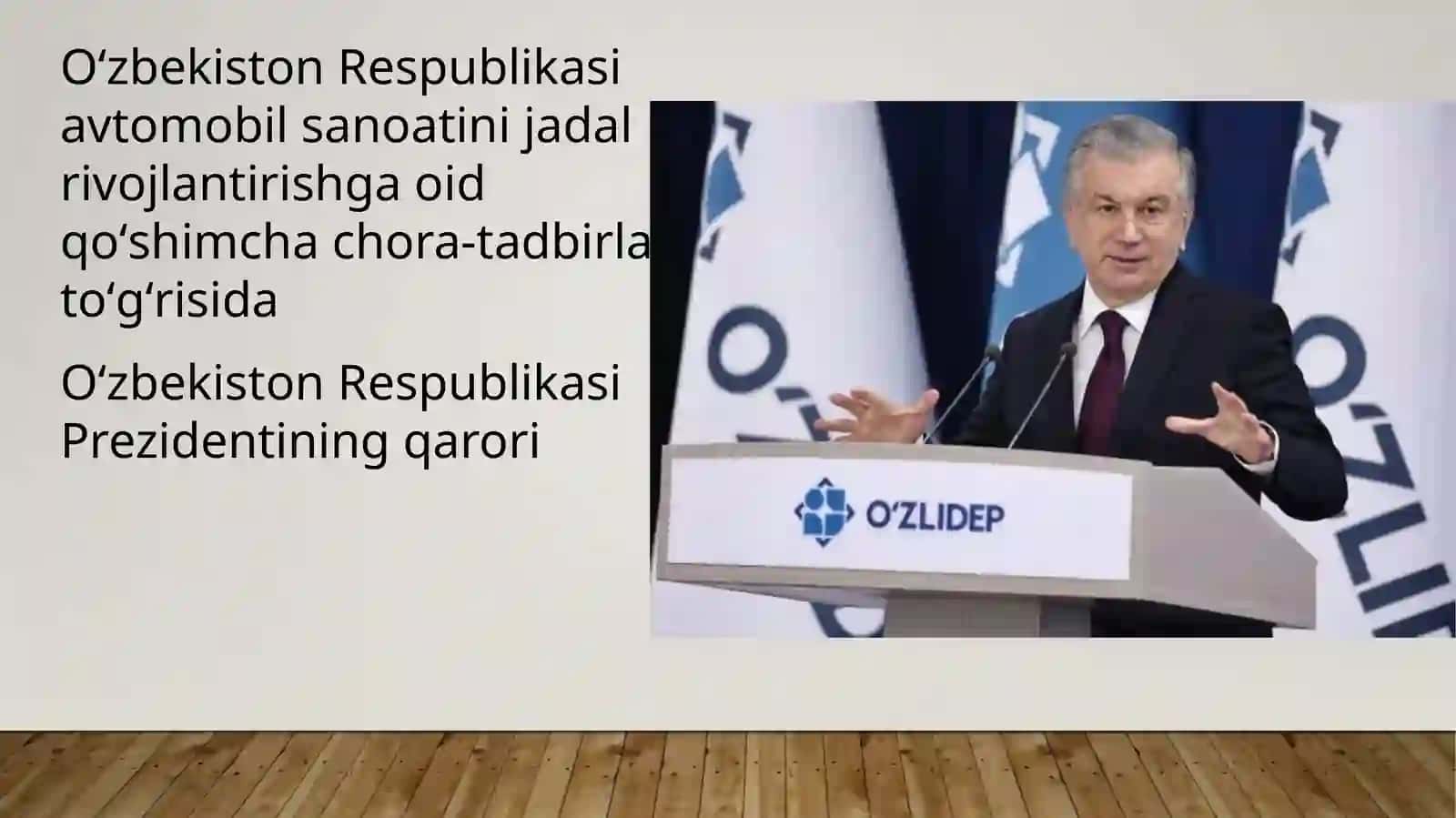 Oʻzbekistonda avtomobilsozlik va Sanoatining rivojlanishi 4