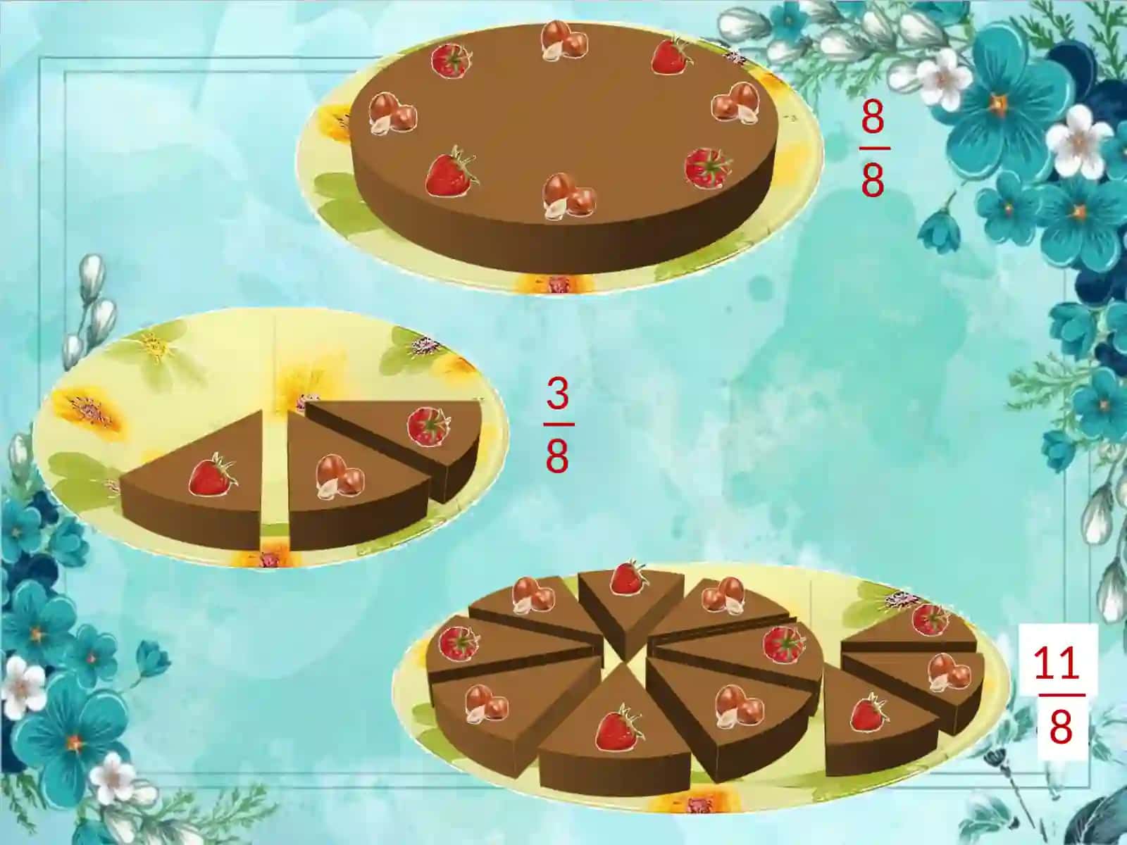 5-sinf Matematika fanidan Kasrlarni sonlar nurida tasvirlash dars taqdimoti 4