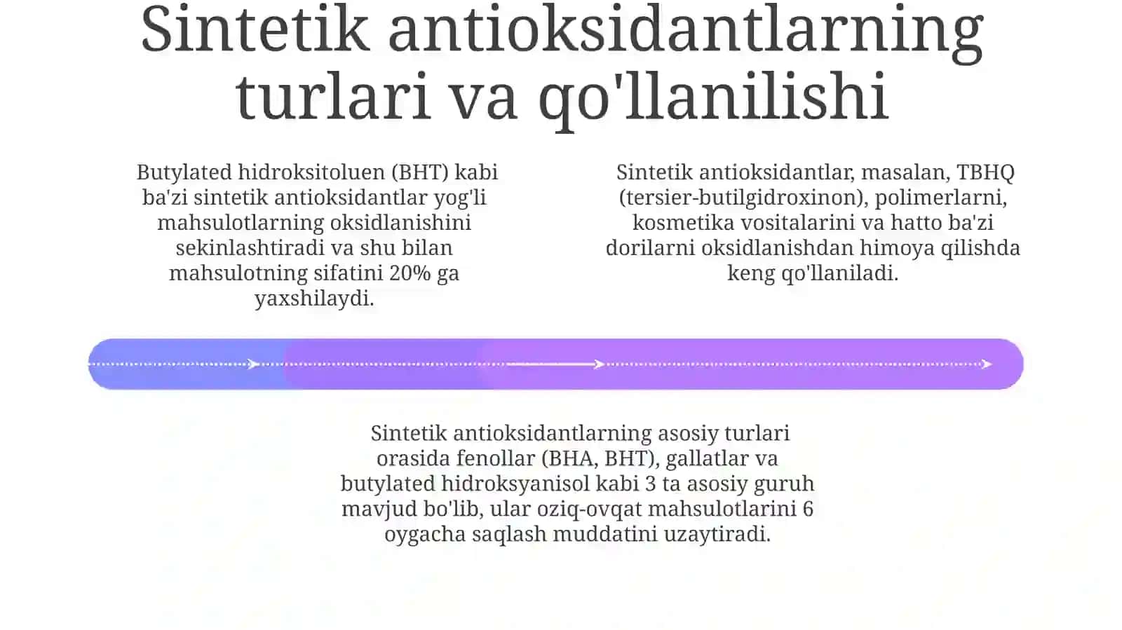 Tabiiy va Sun'iy antioksidlovchilar, ularning ta'sir qilish mehanizimi 4