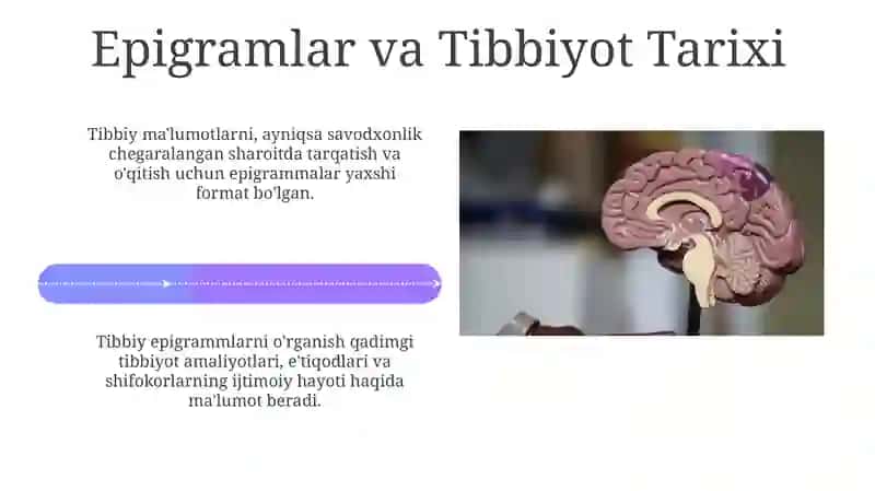 Yunon va lotin epigrammalari tibbiyot va salomatlik haqida 4