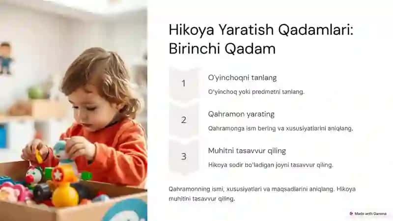 O'yinchoqlar va Predmetlar Yordamida Hikoya Qilish San'ati 4