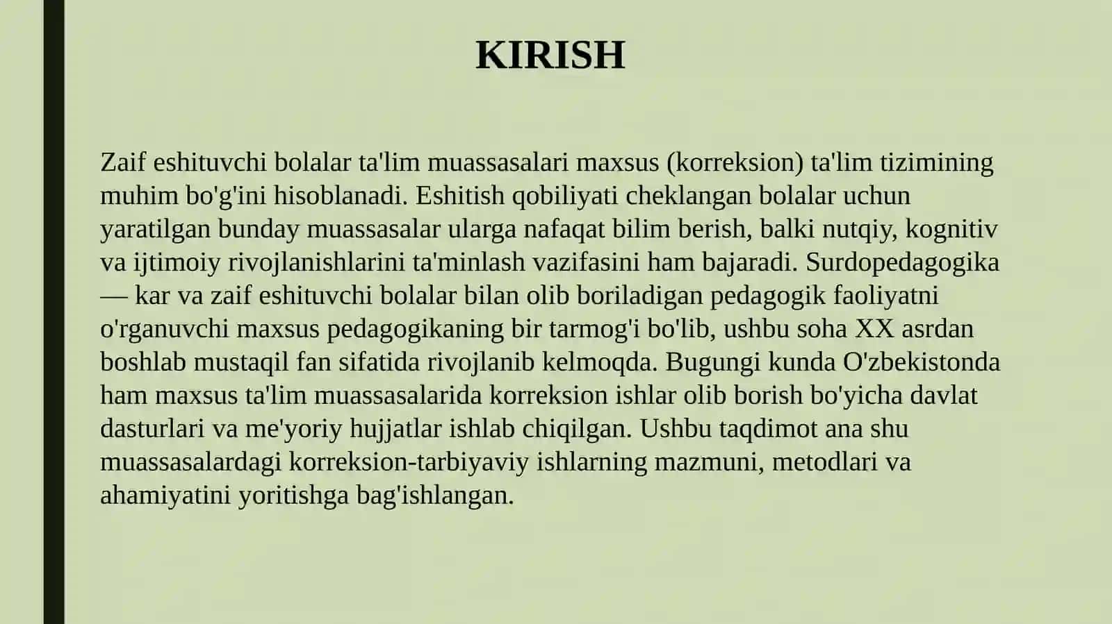 Zaif eshituvchi bolalar ta'lim muassasalarida korreksion-tarbiyaviy ishlar mazmuni 4