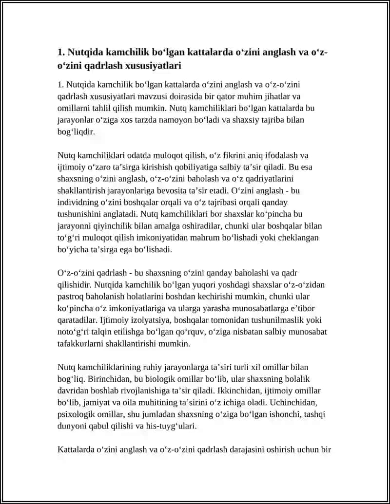 KATTA YOSHDAGI NUTQIDA KAMCHILIGI BOʻLGAN SHAXSLARNING RUHIY JARAYONLARI XUSUSIYATLARI 4