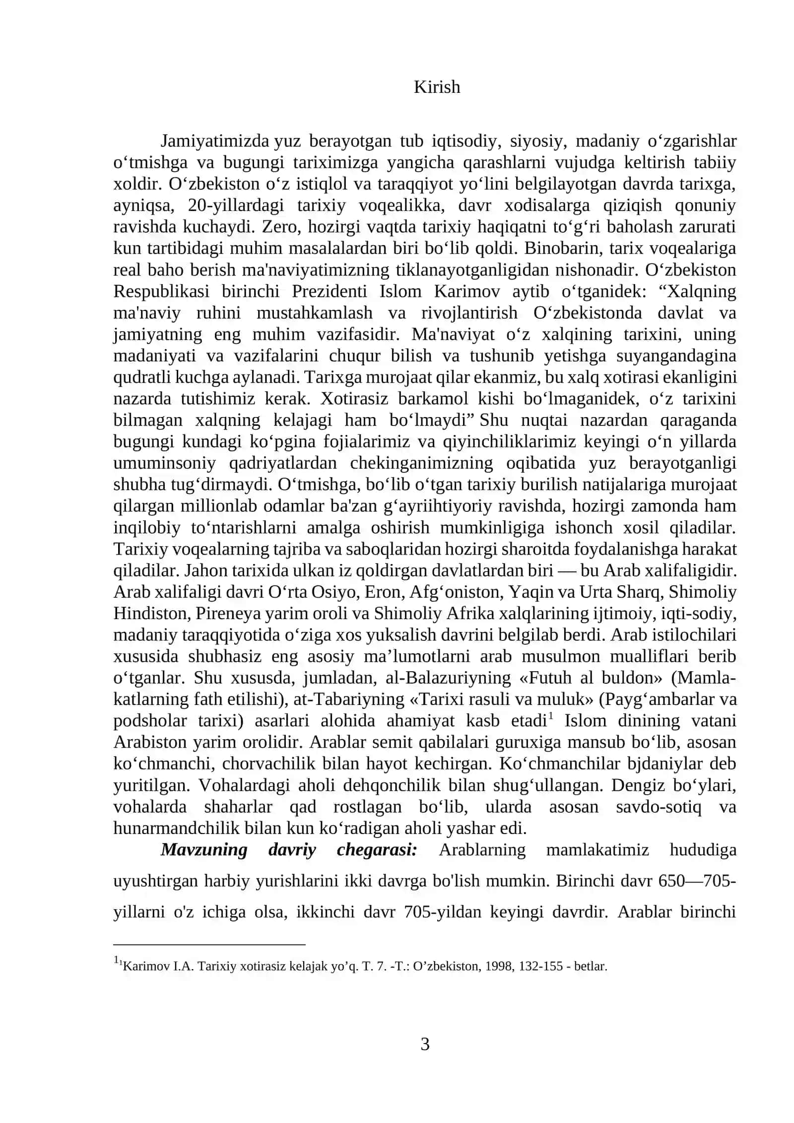 Mahalliy boshqaruv tartibi Arab hukumronligi davrida 4