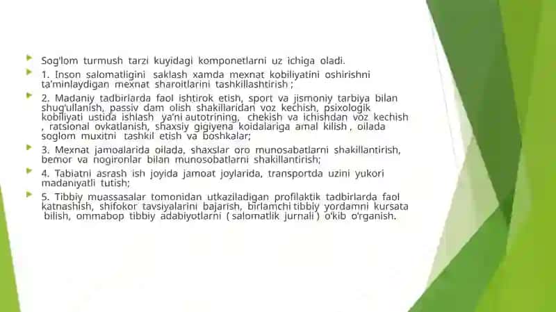 Soĝlom turmush tarzi(STT) 4