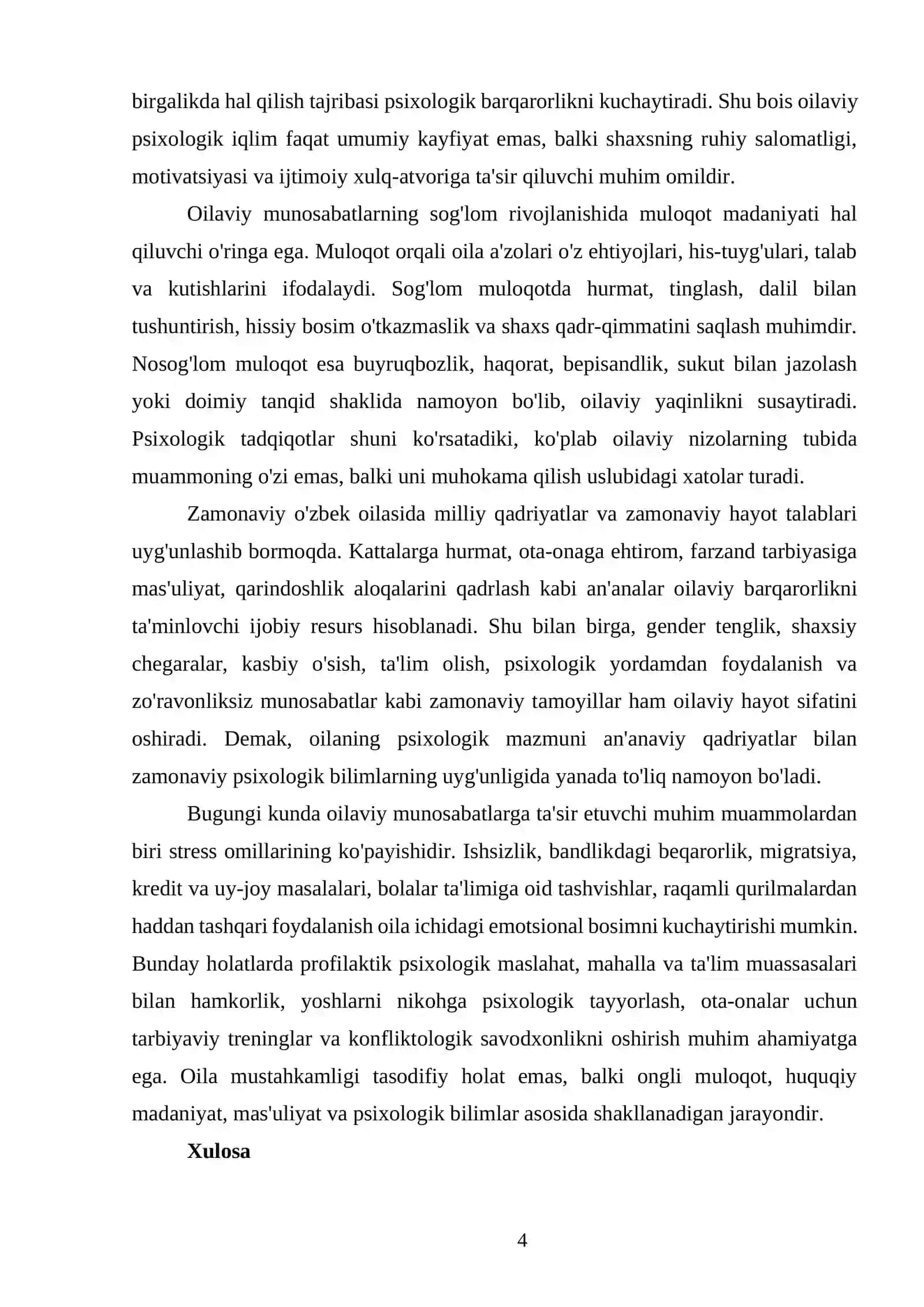 OILA VA OILAVIY MUNOSABATLAR TUSHUNCHASINING PSIXOLOGIK MAZMUNI 4