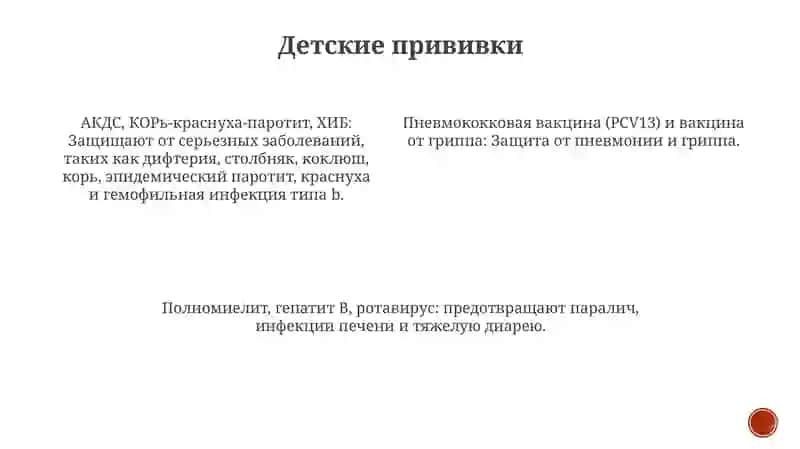 Иммунопрофилактика у детей 4