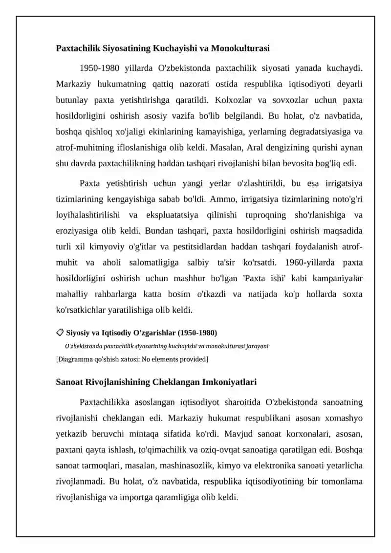 O'zbekistonning 1950-1980 yillardagi Siyosiy va Iqtisodiy O'zgarishlar 4