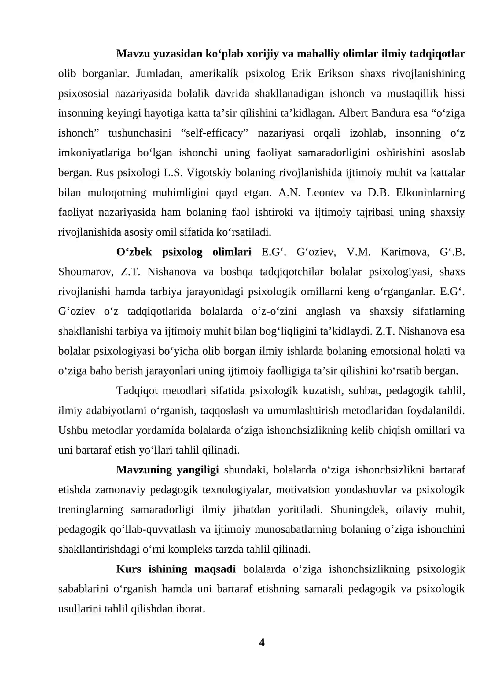BOLALARDA O'ZIGA ISHONCHSIZLIKNI BARTARAF ETISH USULLARI 4