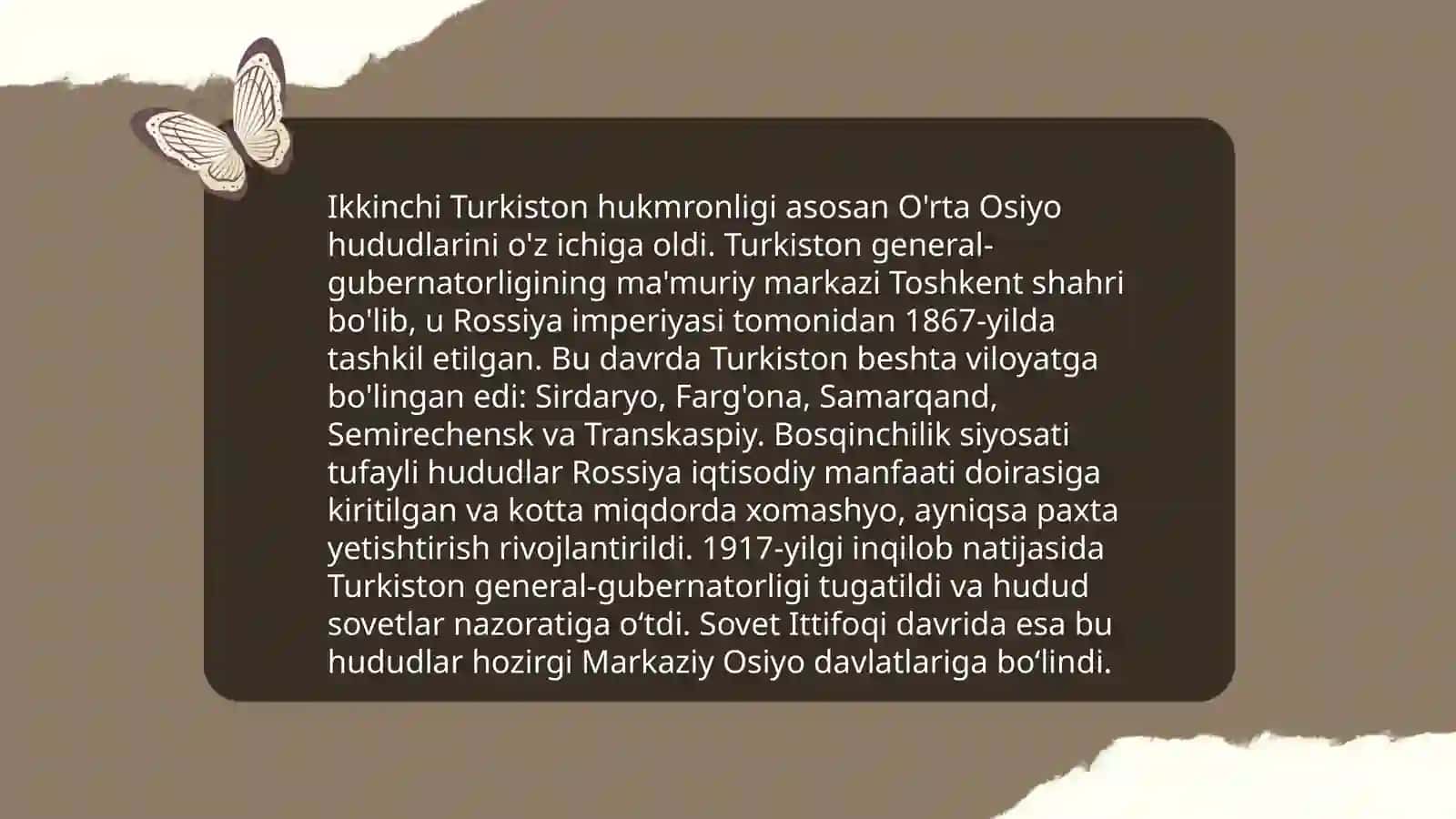 Turkiston general-gubernatorligining siyosiy-hududiy boʻlinishi 4