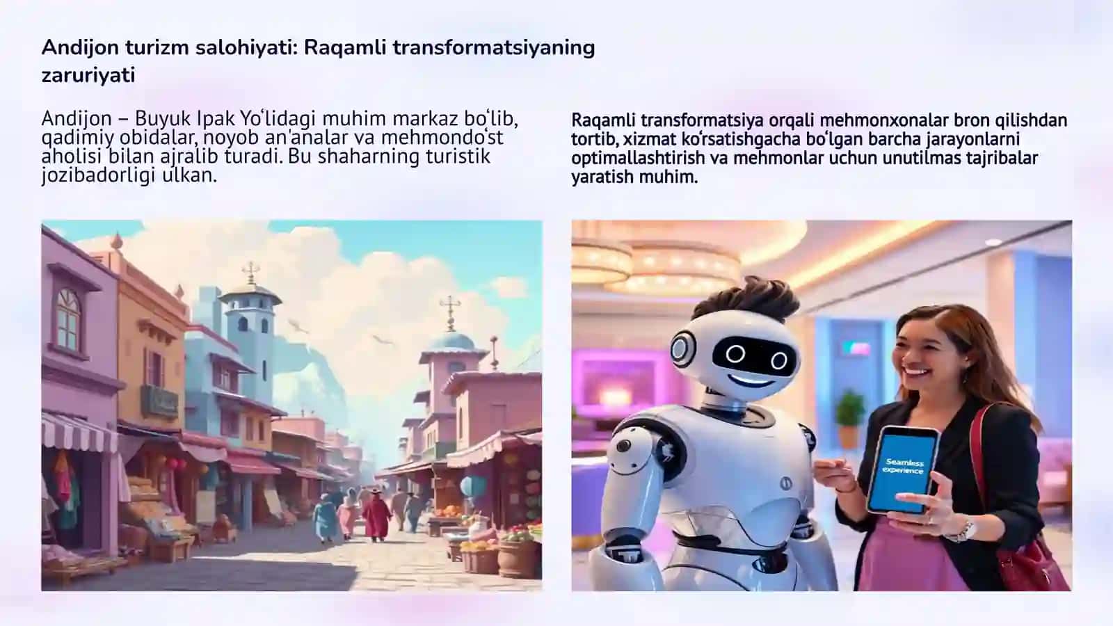Andijon hududida innovatsiyalar asosida zamonaviy mehmonxonalar qurish loyihasi 4