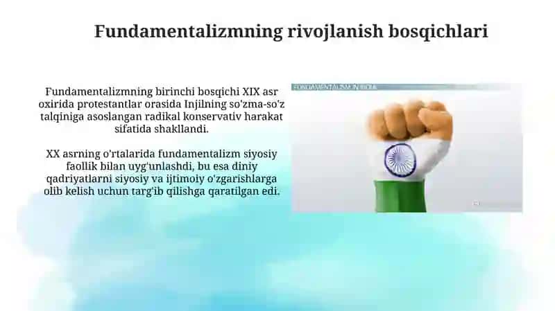Diniy fanatizm, ekstrerimizm, fundamentalizm, terrorizmning tarixi 4