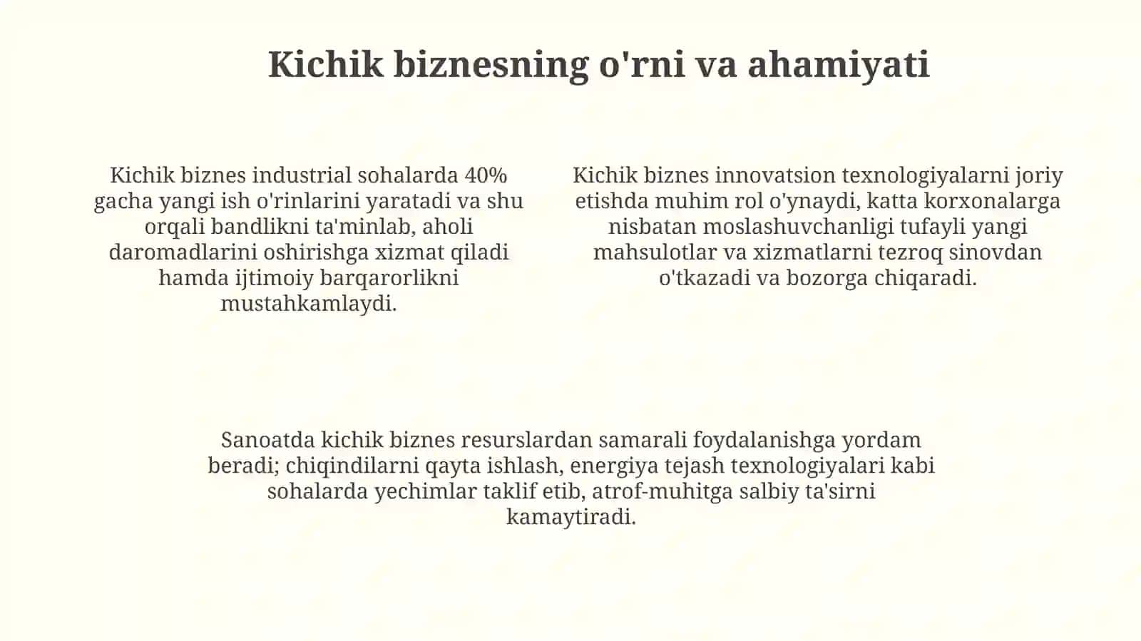 Sanoattarmoqlaridakichikbiznesnirivojlantishistiqbollari 4