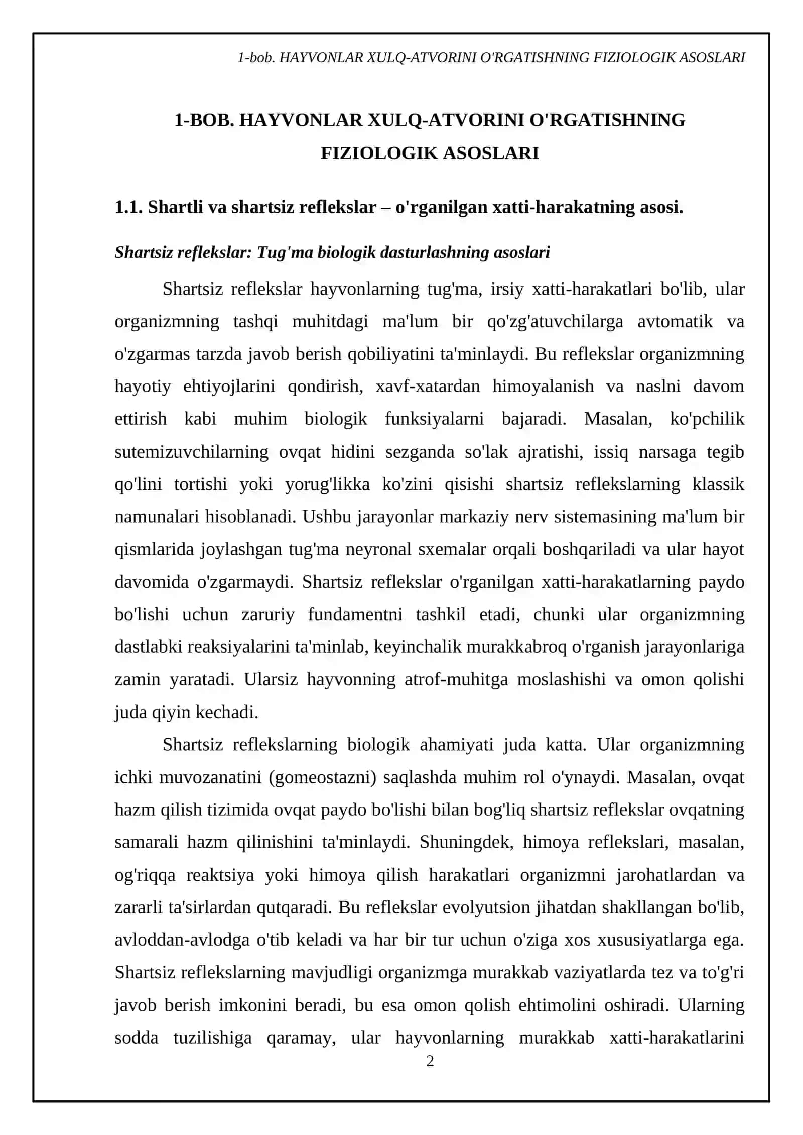 Hayvonlarda o'rgatilgan xatti harakatlarning uzoq muddatli saqlanish mexanizmi 4